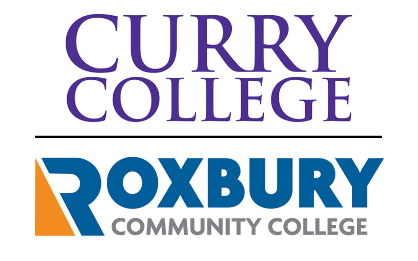 Curry College and Roxbury Community College logo
