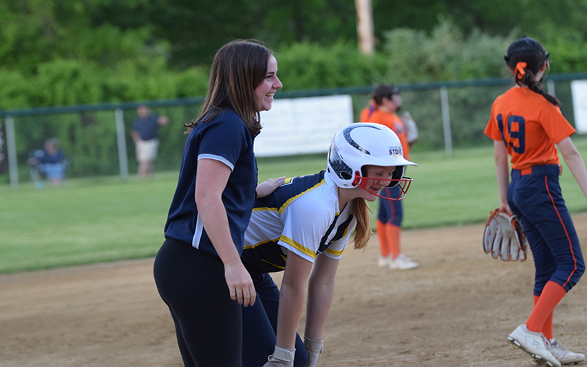 Emma Burke Coaches Softball