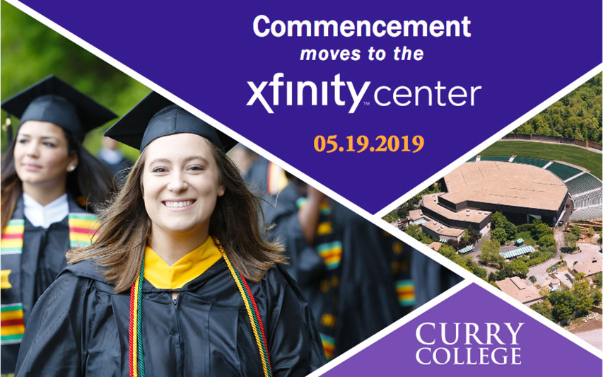Commencement Moves to the Xfinity Center Curry College