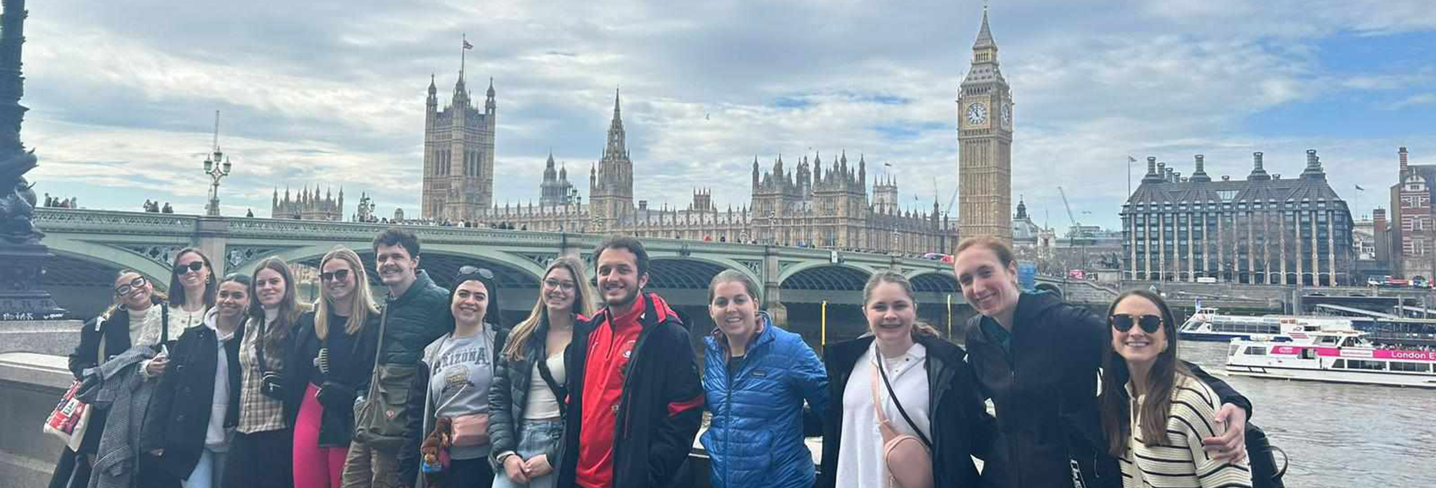 Curry College Students in London