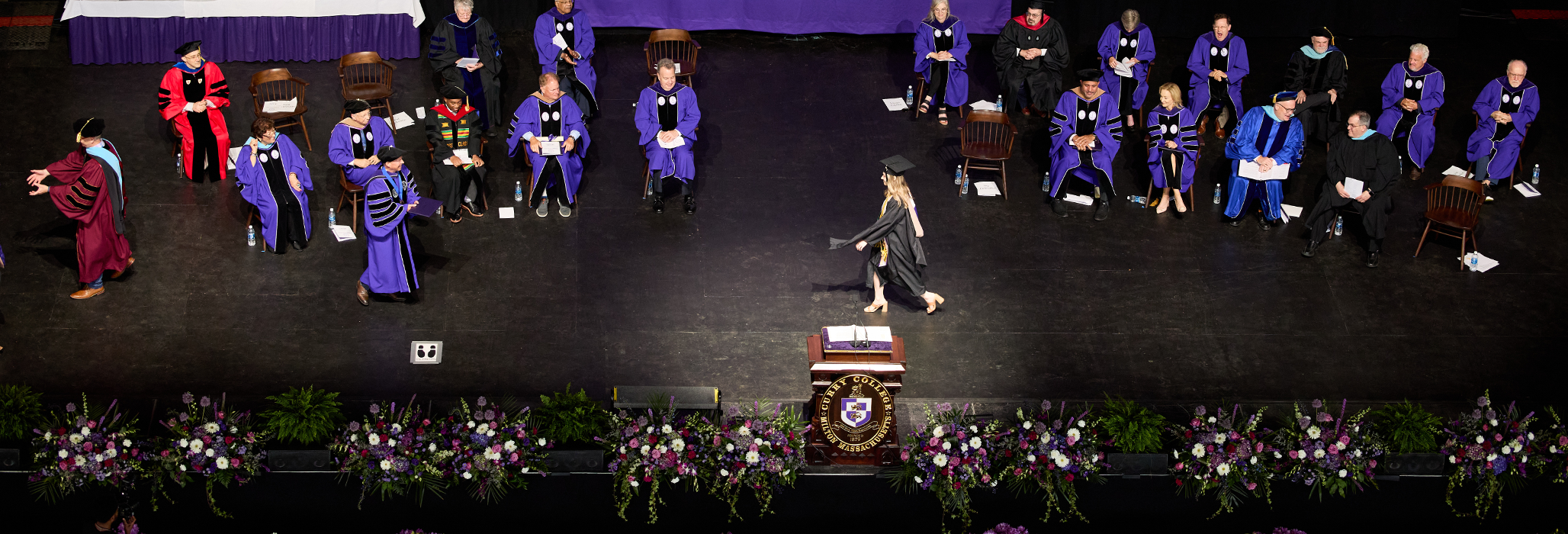 Curry College holds Commencement ceremony at Xfinity Center